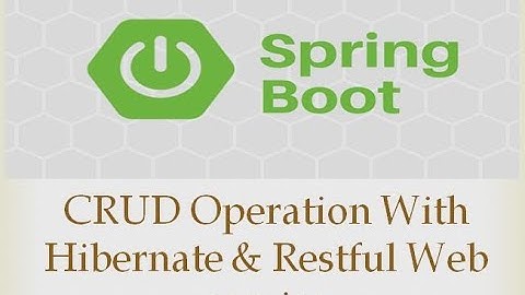 Spring Boot CRUD Operation Part2 || https://www.technology4nextvision.com
