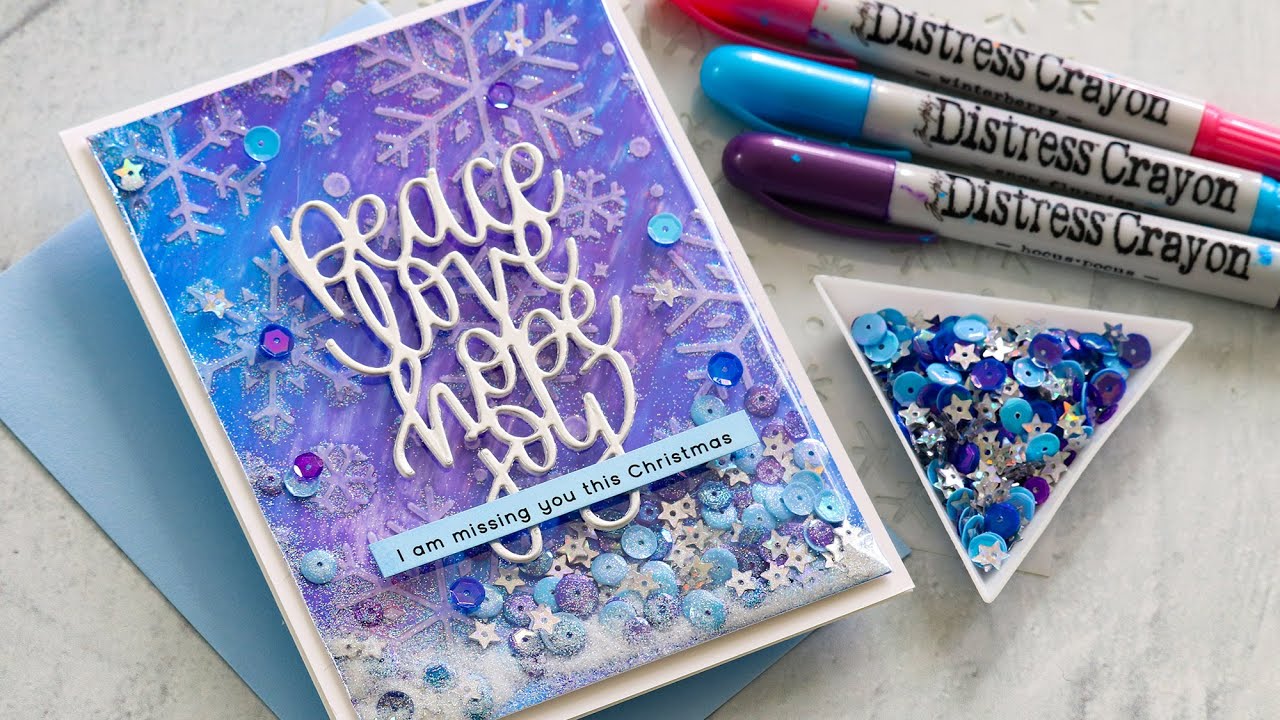 Tim Holtz Distress Crayons Holiday Set - Pearl Finish Coloring Tools