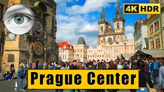 Prague Walking Tour - Wenceslas Square, Old Town Square 🇨🇿 Czech Republic 4k HDR ASMR