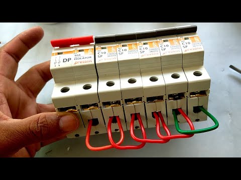 How electricians are giving the  connections to Distribution Box | Full details of  house