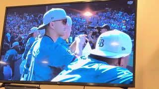 Ceremonial first pitch prior to the all Star game