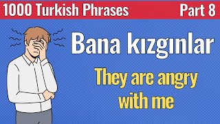 1000 Turkish Phrases - Part 8 - Improve Your Turkish with Useful Phrases | Language Animated