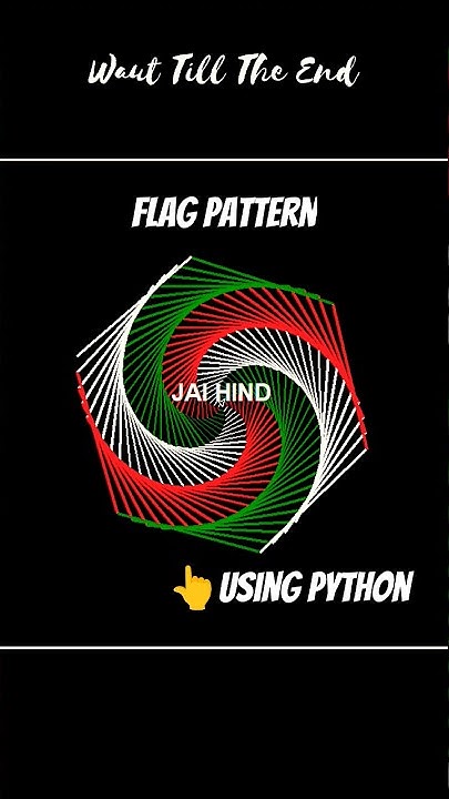 Draw National Flag Pattern using Python Turtle | #shorts #python #viral ...