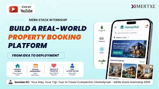 Your Stay. Your Trip. Your AI Travel Companion | HomelyHub - MERN Stack Internship 2026 | Day 2