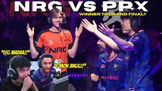 FNS and s0m losing it over PRX vs NRG!! Winner to GRAND FINALS!!!!