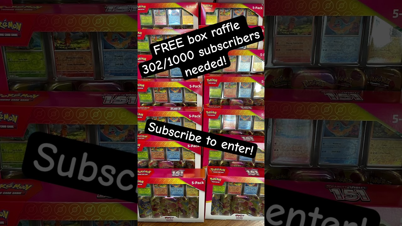 Subscribe to enter my free box raffle after we hit 1000 subs! 