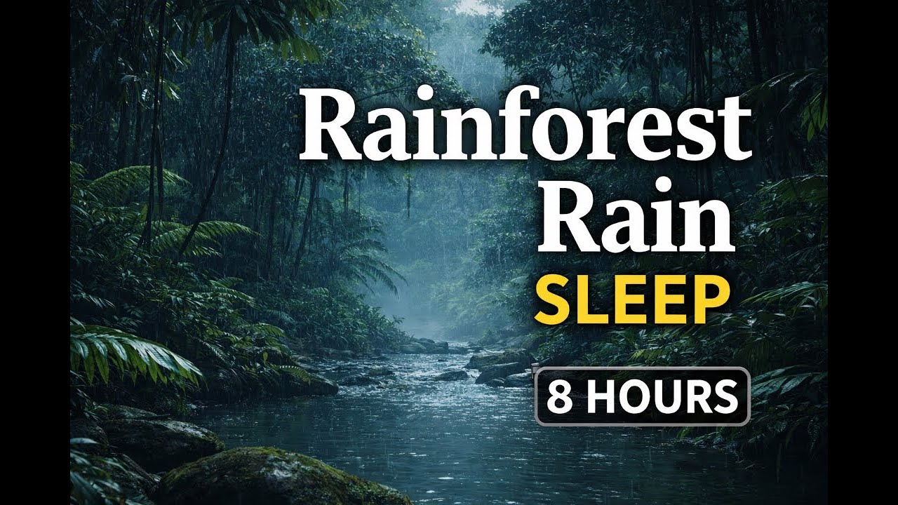 Rain Sounds for Deep Sleep 🌧️ 8 Hours of Relaxing Night Rain - YouTube