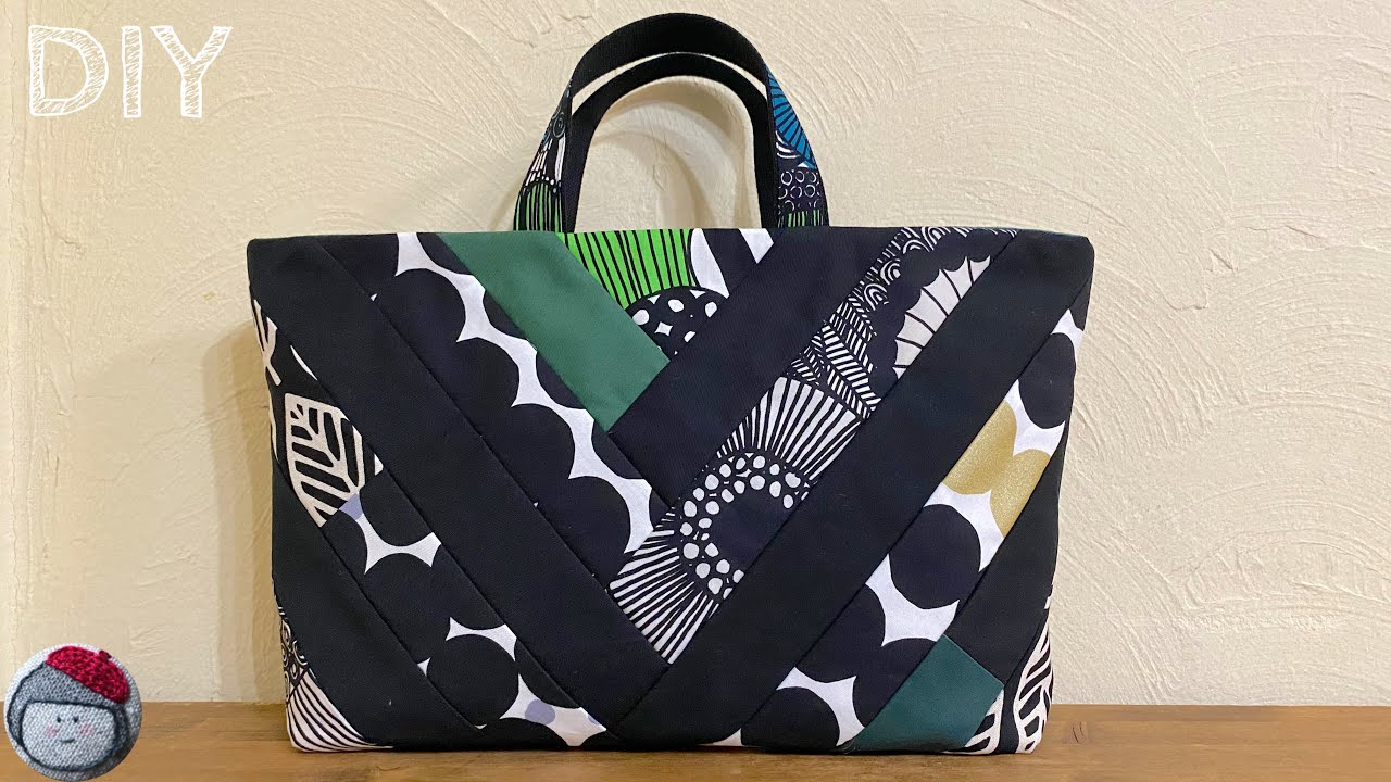 6.パッチワークバッグハンドメイド パッチワークバッグ✩ハンドメイド - メルカリ