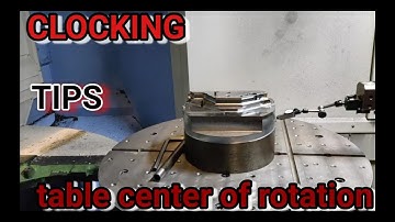 #TIPS HOW TO GET CENTER OF ROTATION OF YOUR MACHINE TABLE #30