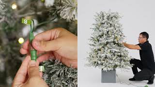 Career Overview 7.5ft Potted Snow Tree assembly video