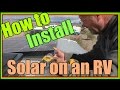 How to install Solar panels for RV | Bobs Cargo Trailer Install