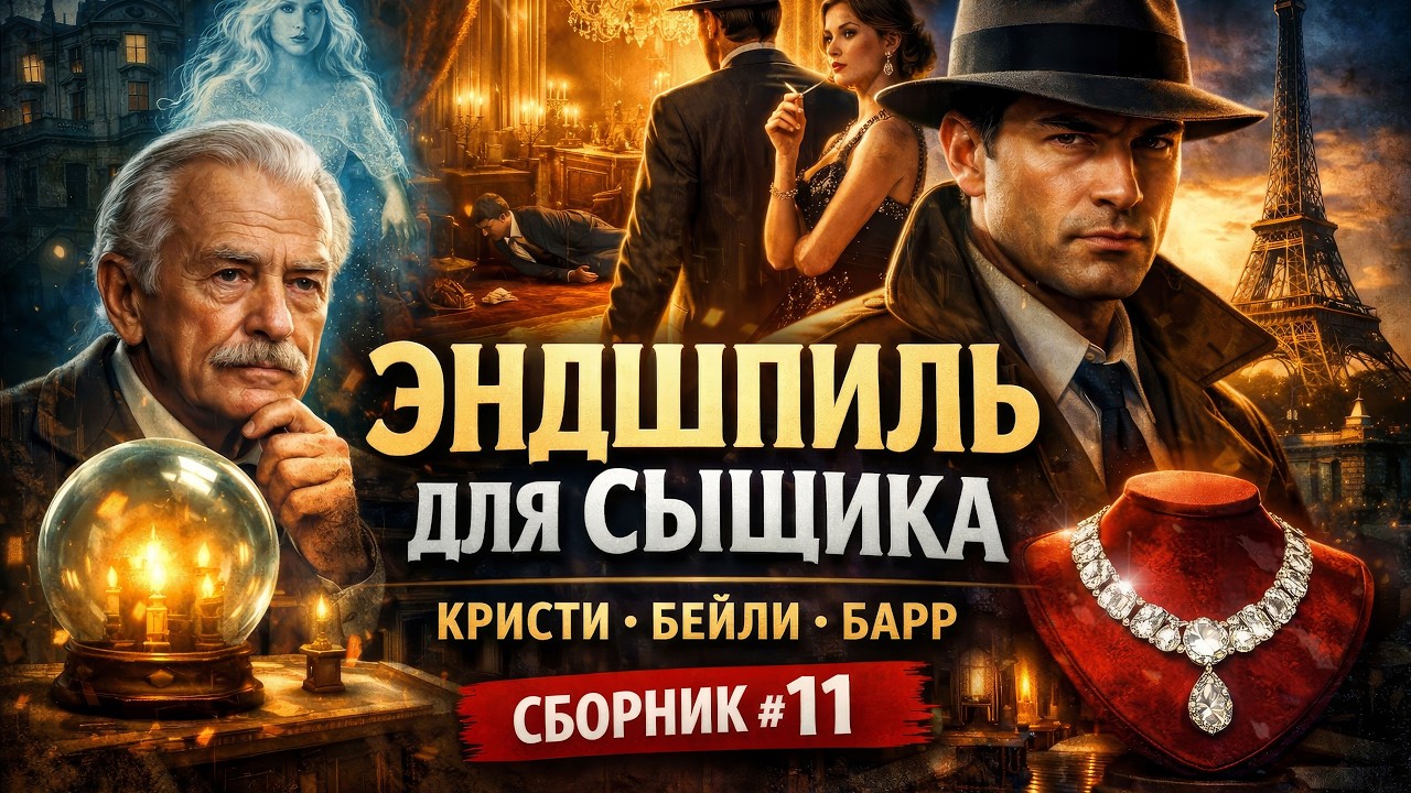 ЭНДШПИЛЬ ДЛЯ СЫЩИКА | Детективный сборник #11 | Аудиокнига (Рассказы) | Звуки Книги