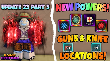 I Got EVERYTHING in Anime Eternal Update 23 Part 3! + Assassin Quest Locations!