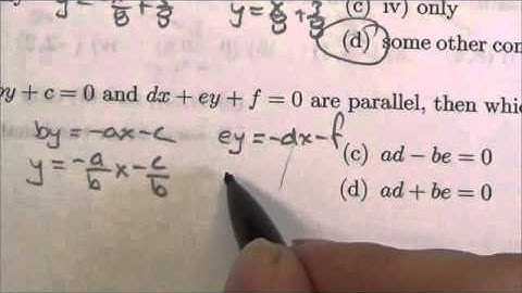 Math 10C Linear Relations Review MC#38