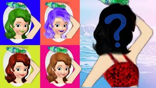 Funny Wrong Heads, Wrong Hair Colors, Sofia The First Ep.1 My Princess