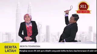 'Ular Dah Turun !!! ' Gelagat Pembaca Berita Latah