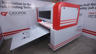 Creofoil CF80 Series Foil Printing Transfer Machine - Intro Video