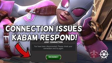 Connection Issues currently in game, Kabam are Investigating It | Marvel Contest of Champions