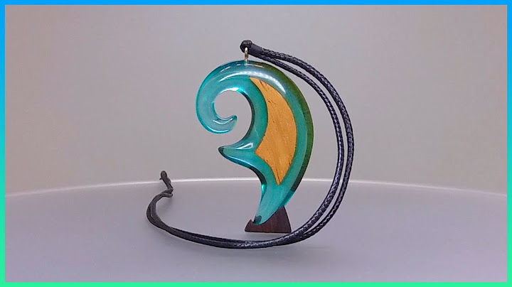 Resin art Amazing sea wave pendant made of wood and epoxy resin. Diy / Epoxy resin /