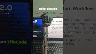 project blind guard , smart blind stick project.