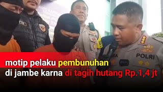 Miris, ustadz tega bunuh teman sendiri karna di tagih hutang, 