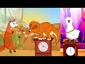 Hickory Dickory Dock Animals Climb up the Clock Split Screen + Blending Effects