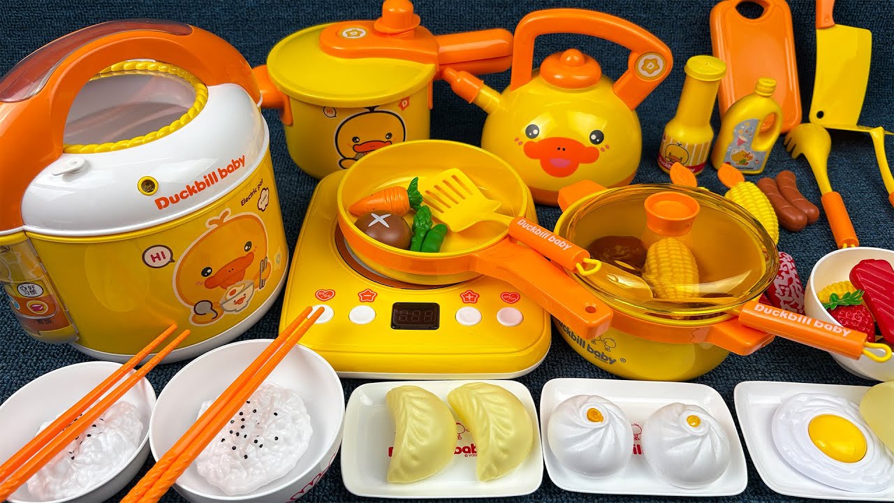 【Toy ASMR】ADORABLE Duckbill Baby Kitchen UNBOXING ASMR! 9 Min No Talking Relaxing Sounds｜Review Toys