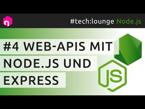 Web-APIs mit Node.js und Express // deutsch