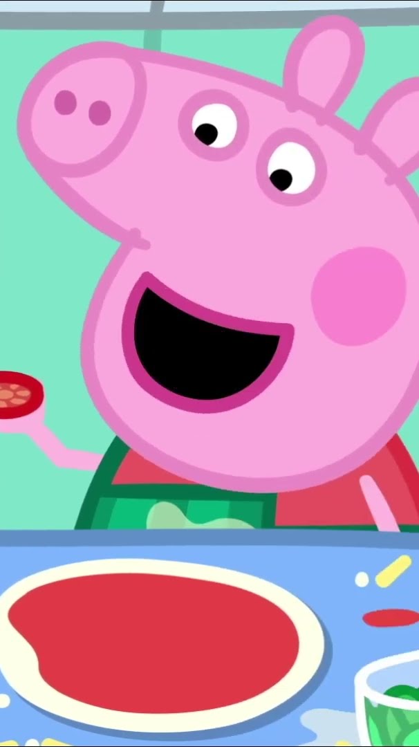 Funny Pizza Faces #PeppaPig #Shorts