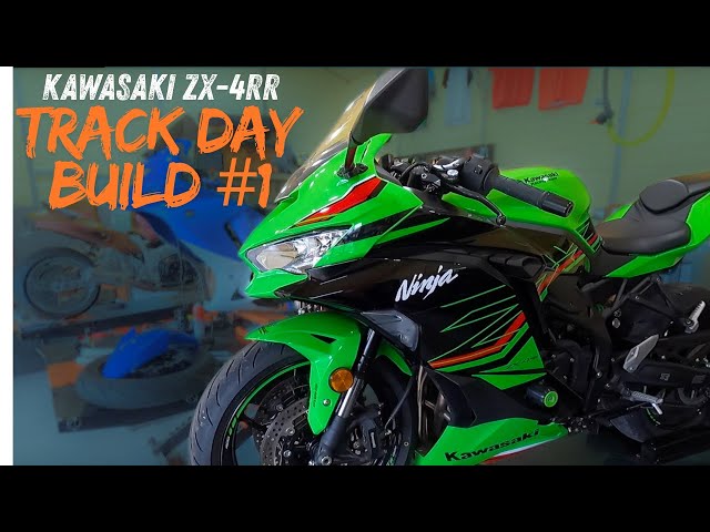 GARDEN 2023 Kawasaki ZX-4RR Track Day Build Part #1 - YouTube