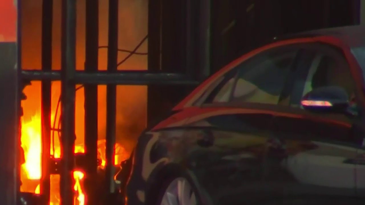 Fire ravages Orange County auto shop