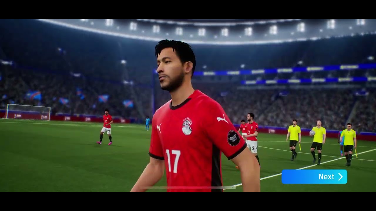 Africa Cup of Nations, Dr Congo Vs Egypt (1-0) Efootball game 