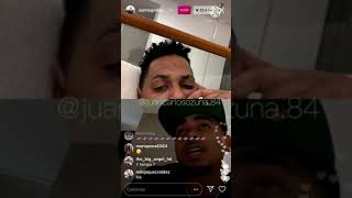 Ozuna en Instagram live con Santiago Matías 🧸🔥 Parte 1