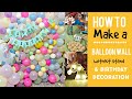 DIY | Balloon wall without stand |Birthday Decoration