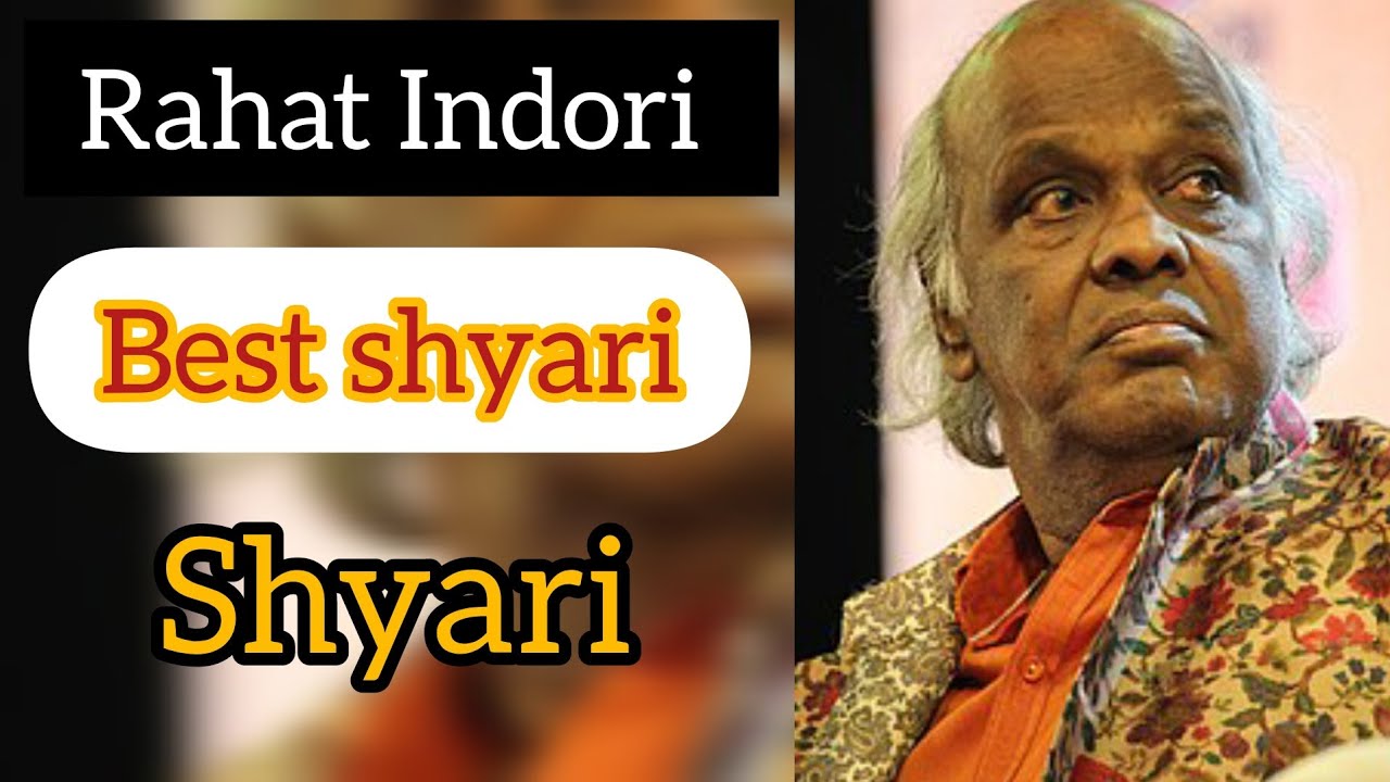 Rahat Indori Best Shyari   collection  shyari  shyari video  rahatindori