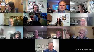 December 13, 2021 Governance and Operations Committee Meeting