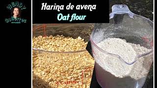 How to make oat flour?
