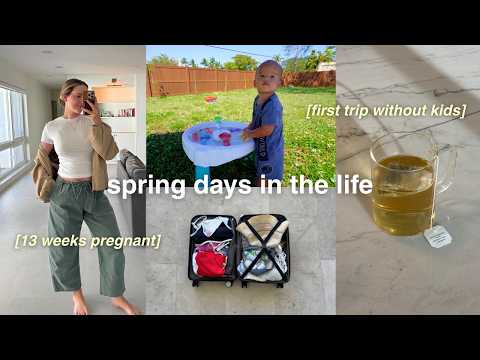 PREGNANT WITH A TODDLER 👶🏻 18 month update, pack with me, making healthy choices! thumbnail