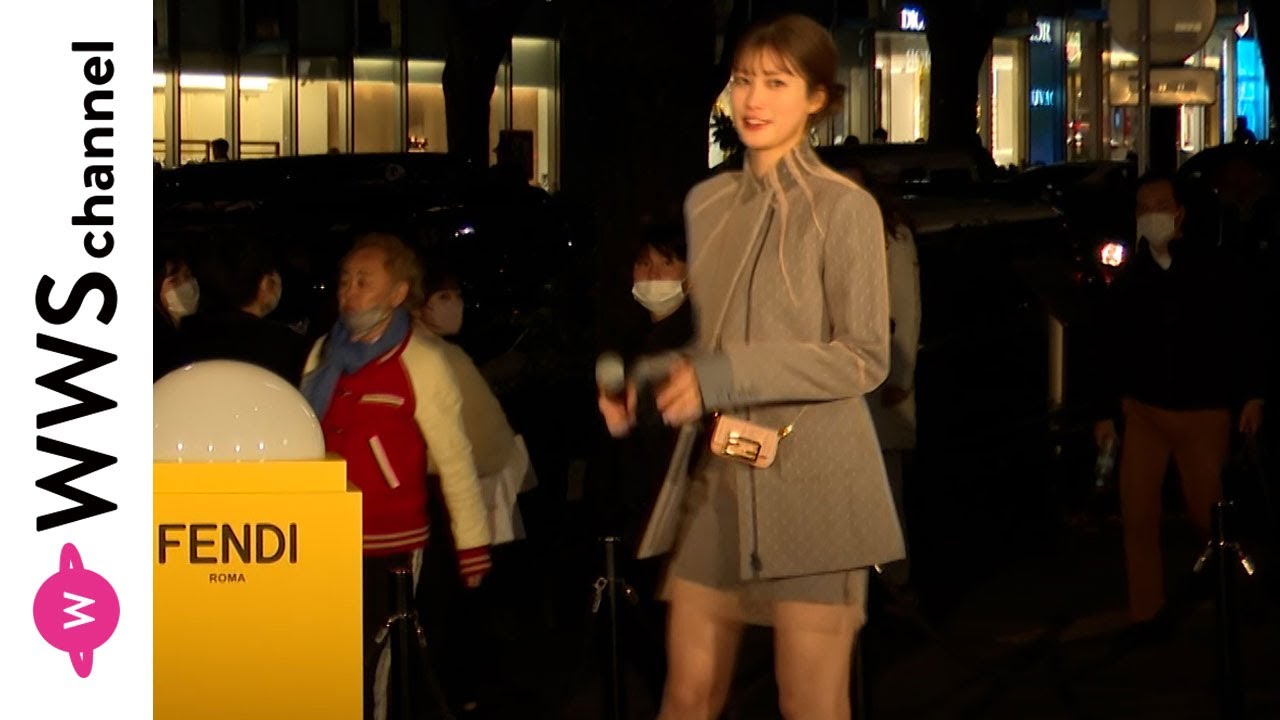 Beautiful Legs] Meruru appears in Omotesando wearing a FENDI