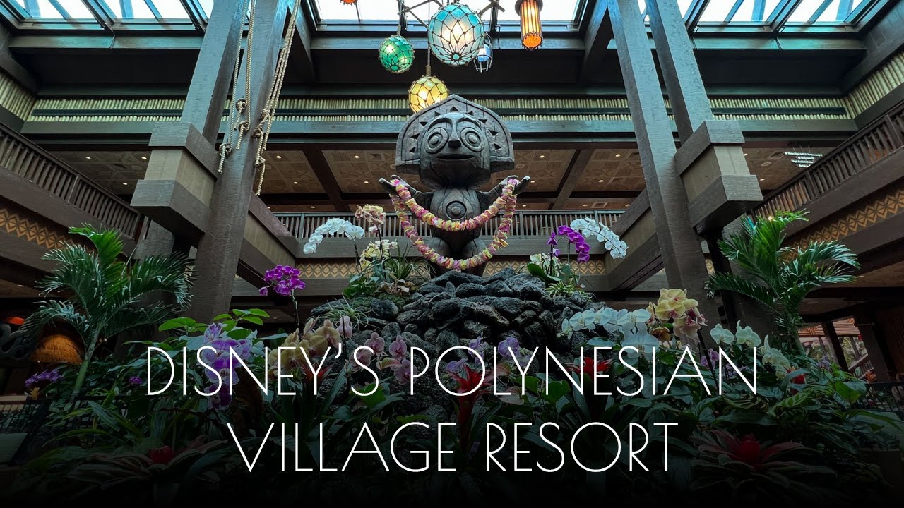 DISNEY'S POLYNESIAN VILLAGE RESORT | Tour the most luxurious resort at DISNEY WORLD in 4K!