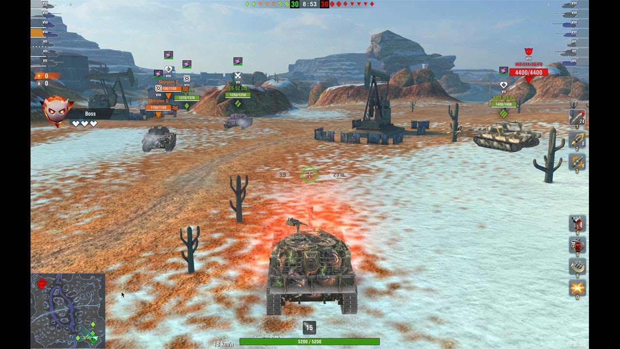 168th Gunners  - A 3-tanks platoon on Canyon map