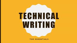 Technical Writing 101
