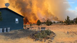 Jefferson County woman flees as Flat Fire closes in on her home