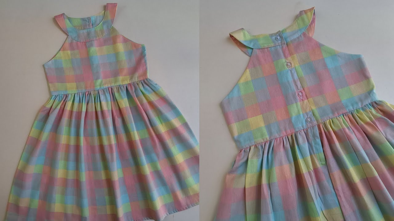 COMO CORTAR E COSTURAR VESTIDO INFANTIL COM CAVA AMERICANA ( PROJETO PAGO)