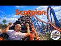 "Experience the Thrills: Busch Gardens' Scorpion Coaster POV Ride | Ultimate Theme Park Adventure!"