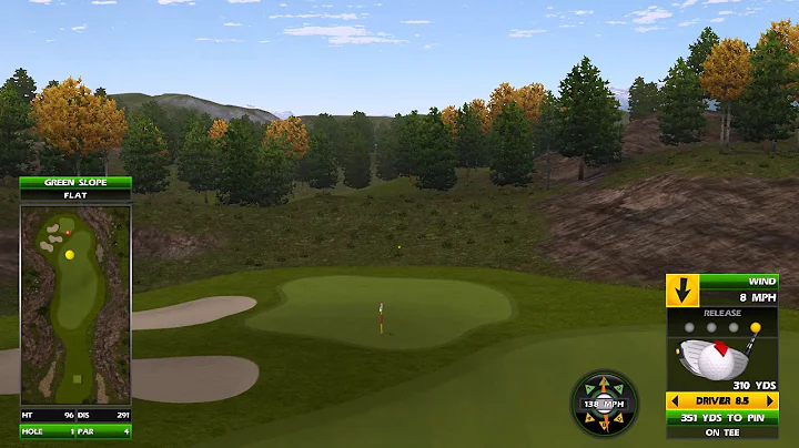 Golden Tee Great Shot on Grand Teton!