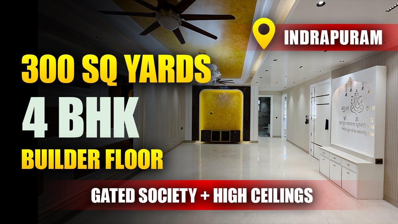 Indirapuram Builder Floor for Sale | LUXURIOUS Independent House in Ghaziabad