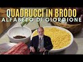 Q COME QUADRUCCI: QUADRUCCI IN BRODO - Alfabeto di Giorgione