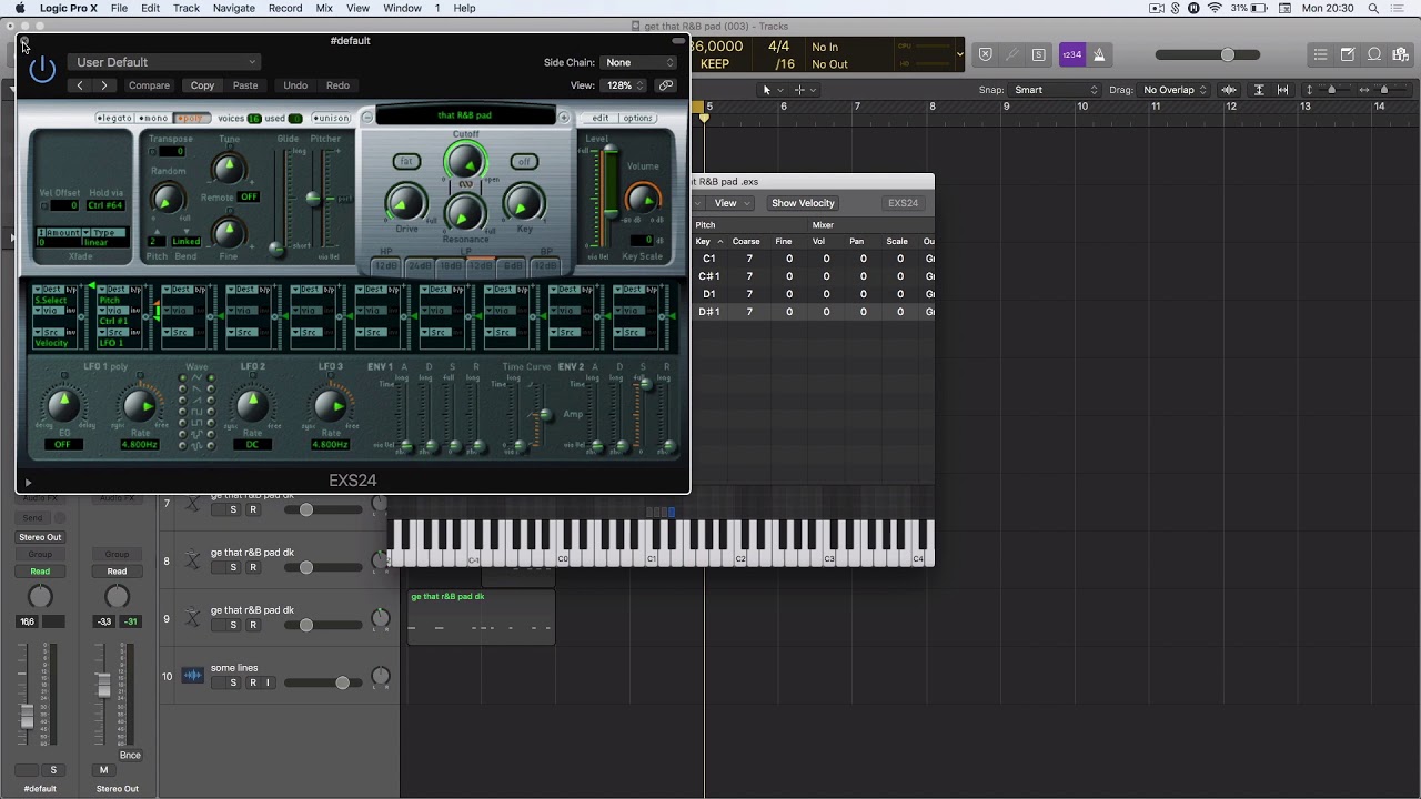 Sound Design : How to Make a R&B Pad  in  LOGIC PRO X (S1EP3)