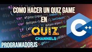 Como hacer el juego de Quiz en C   | ProgramadorJS